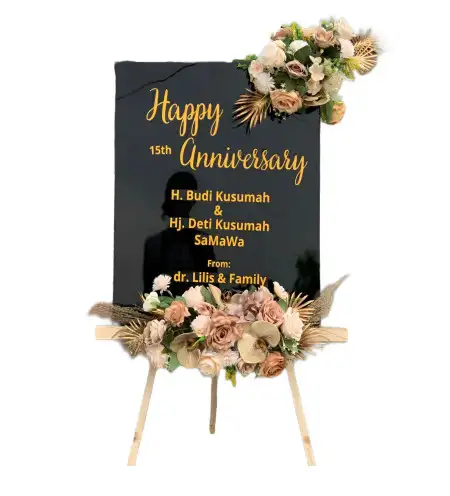 Papan Bunga Akrilik Asmat