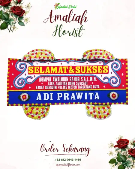 Papan Bunga Ucapan Selamat Asmat
